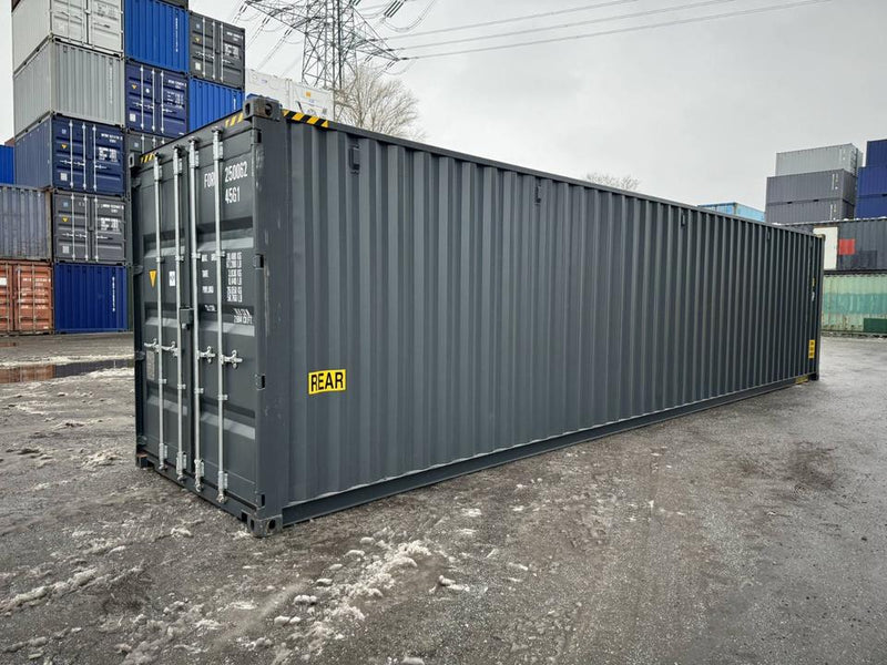 Contentor marítimo novo de 40 pés High Cube (HC) com portas duplas