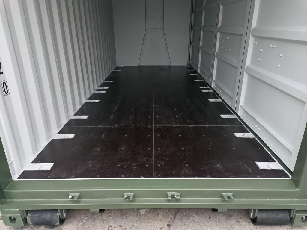 Contentor marítimo novo de 20 pés com abertura lateral total,