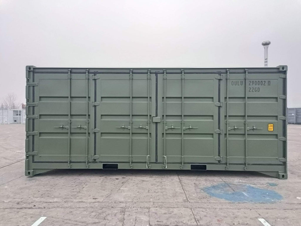 Contentor marítimo novo de 20 pés com abertura lateral total,