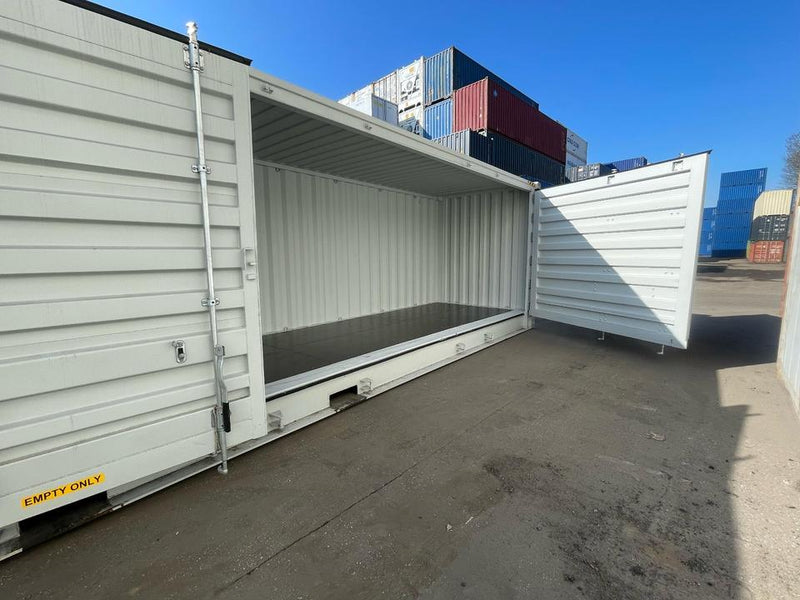 Contentor marítimo novo de 40 pés com abertura lateral completa