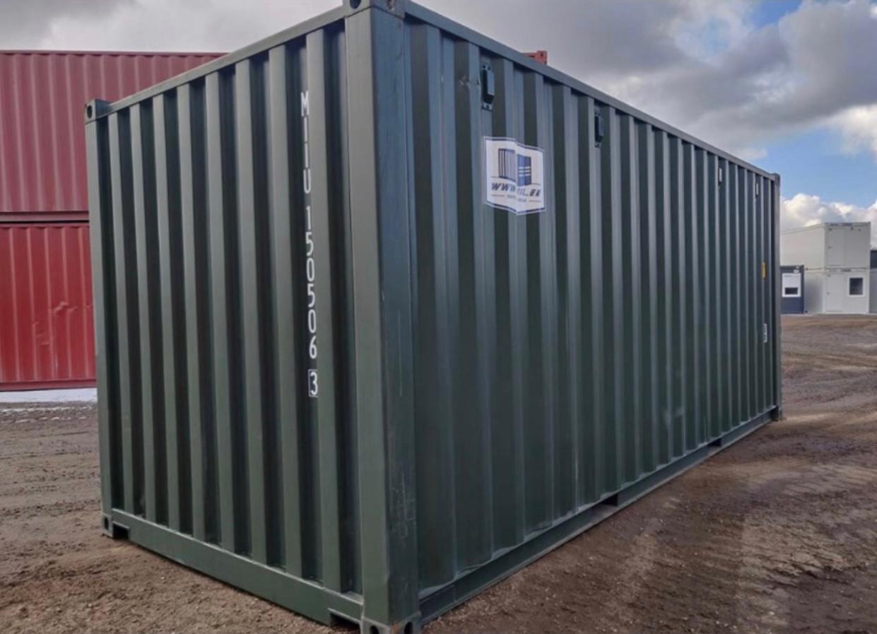 Contentor Marítimo Novo de 20 Pés High Cube (HC) – Verde