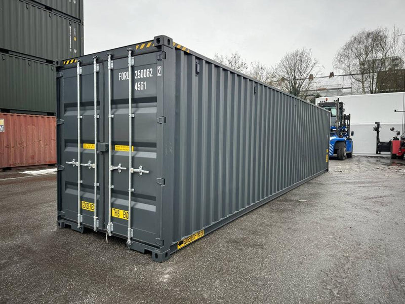 Contentor marítimo novo de 40 pés High Cube (HC) com portas duplas