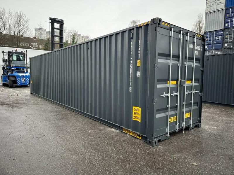 Contentor marítimo novo de 40 pés High Cube (HC) com portas duplas