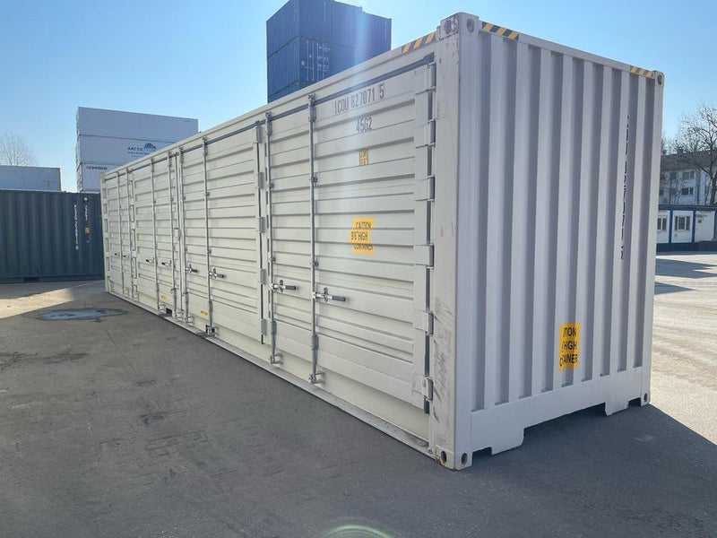 Contentor marítimo novo de 40 pés com abertura lateral completa