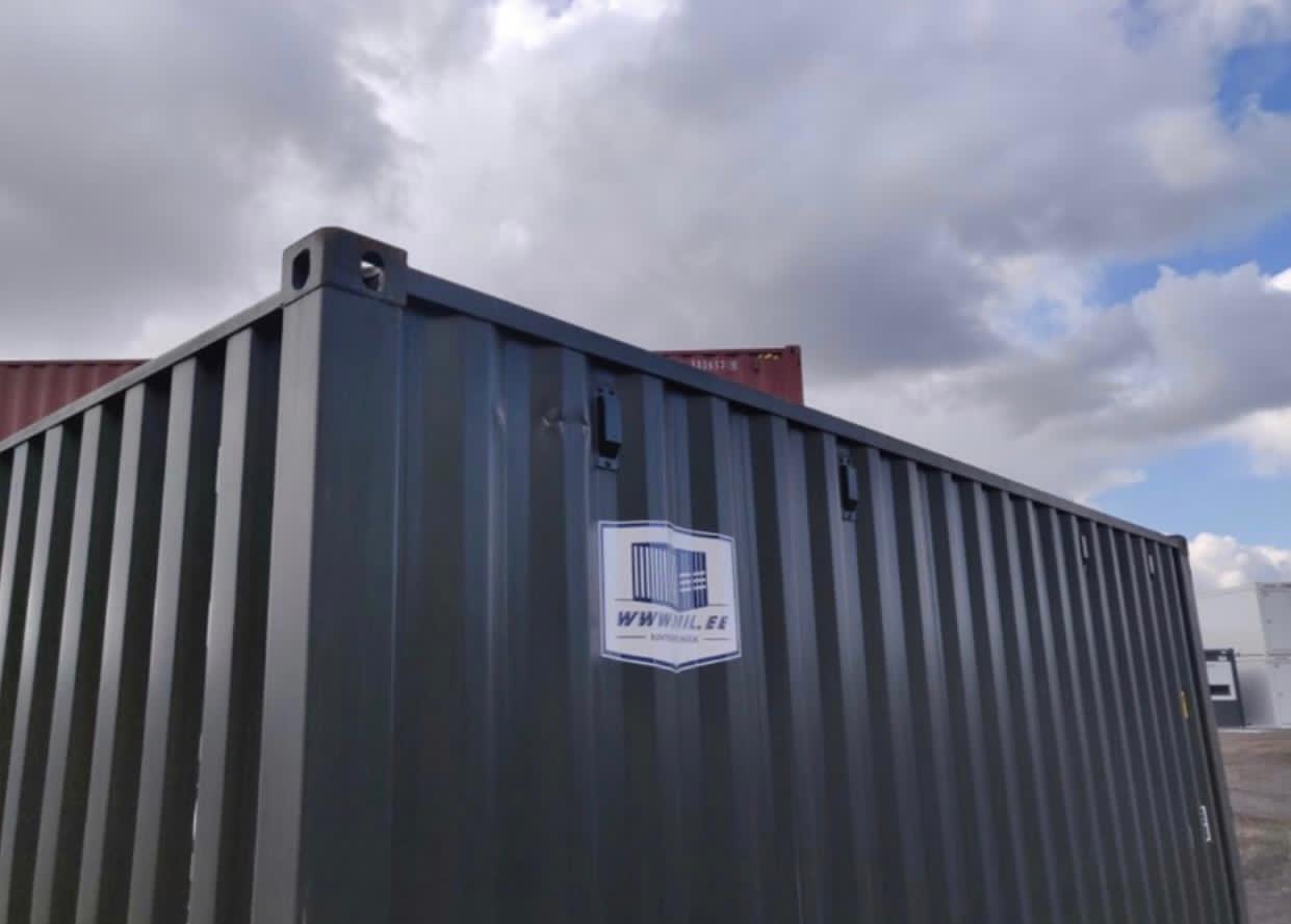 Contentor Marítimo Novo de 20 Pés High Cube (HC) – Verde