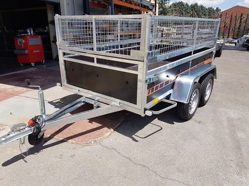 Reboque Boro Niewiadow BOK725D novo – 250 × 132 × 50 cm – PBT 750 kg.