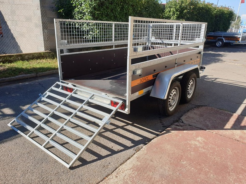 Reboque Boro Niewiadow BOK725D novo – 250 × 132 × 50 cm – PBT 750 kg.