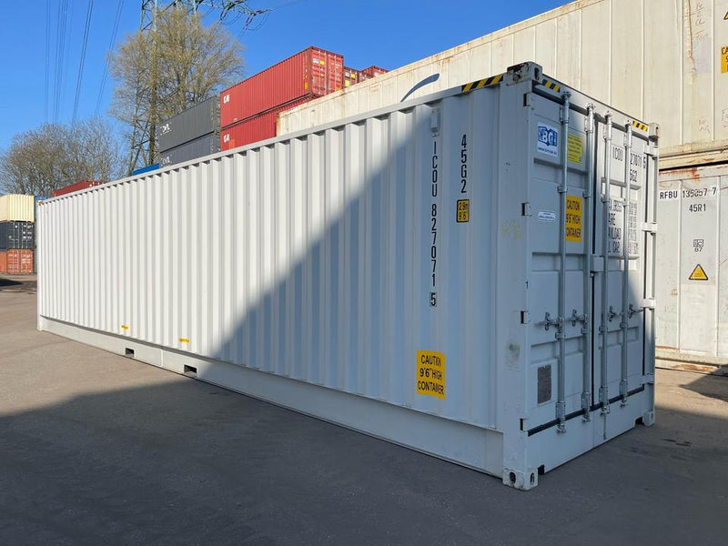 Contentor marítimo novo de 40 pés com abertura lateral completa