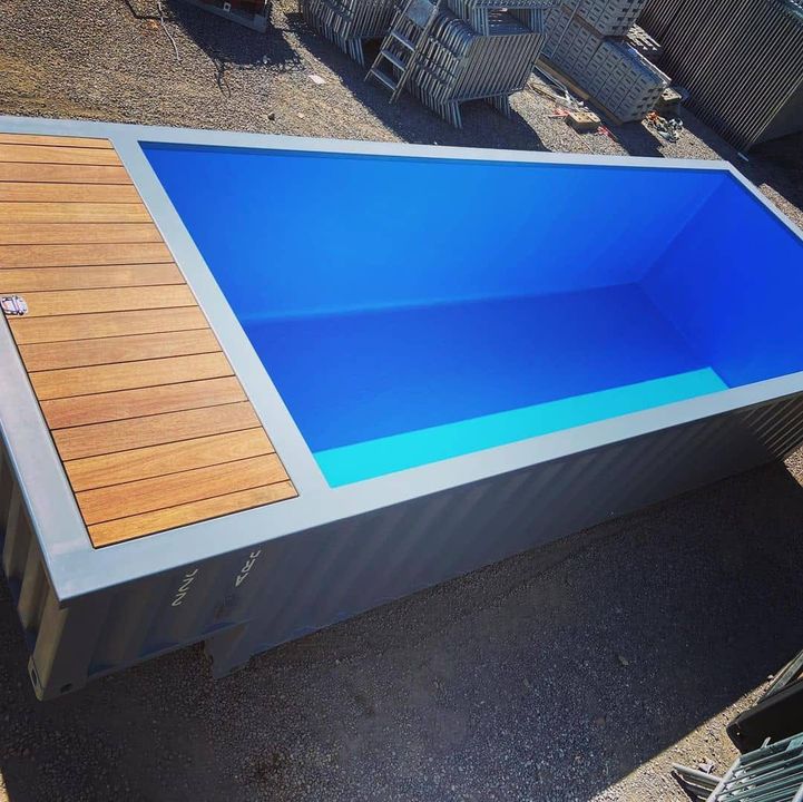 Piscina em contentor novo de 20 pés