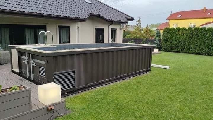 Piscina nova feita de contentor marítimo de 20 pés