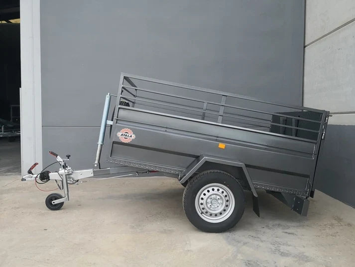 Reboque novo para transporte de máquinas – 200 × 130 × 50 cm – PBT 750 kg