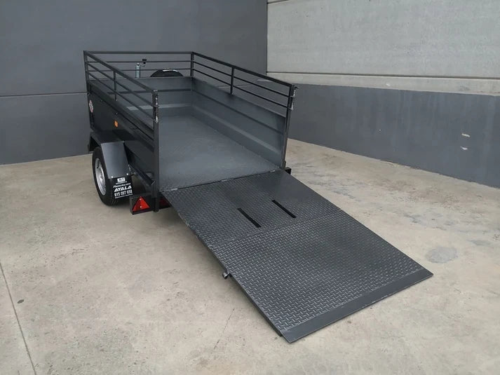 Reboque novo para transporte de máquinas – 200 × 130 × 50 cm – PBT 750 kg
