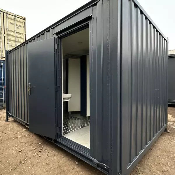 Novo bloco sanitário "3 + 1" de 4,8 × 2,7 m