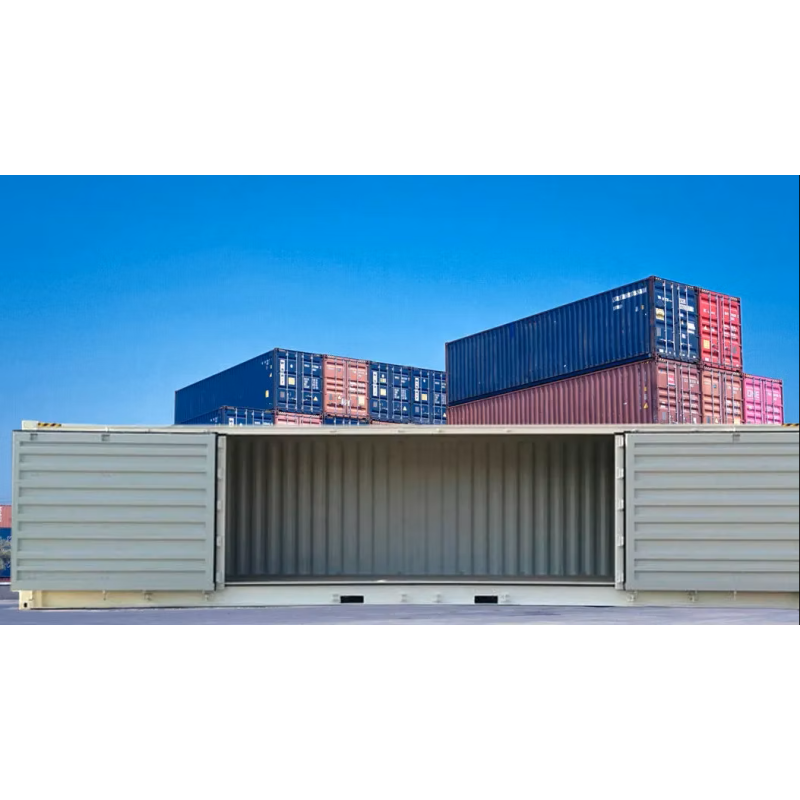 Contentor marítimo novo de 40 pés High Cube (HC) com abertura lateral completa (Open Side)