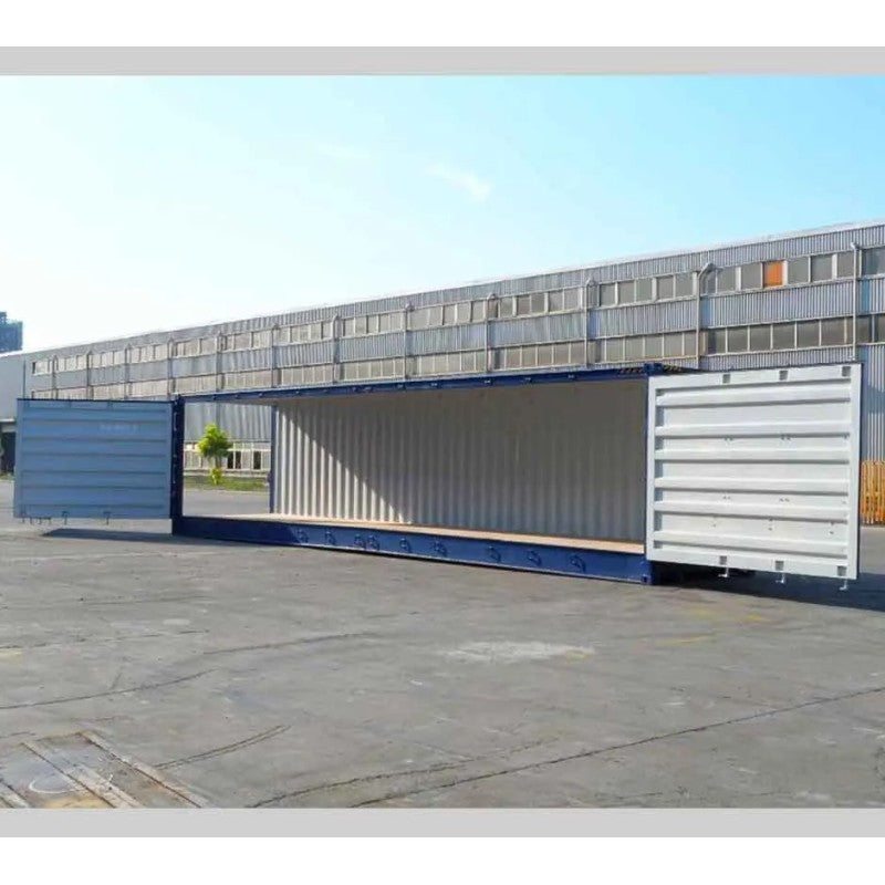 Contentor marítimo novo de 40 pés High Cube (HC) com abertura lateral completa (Open Side