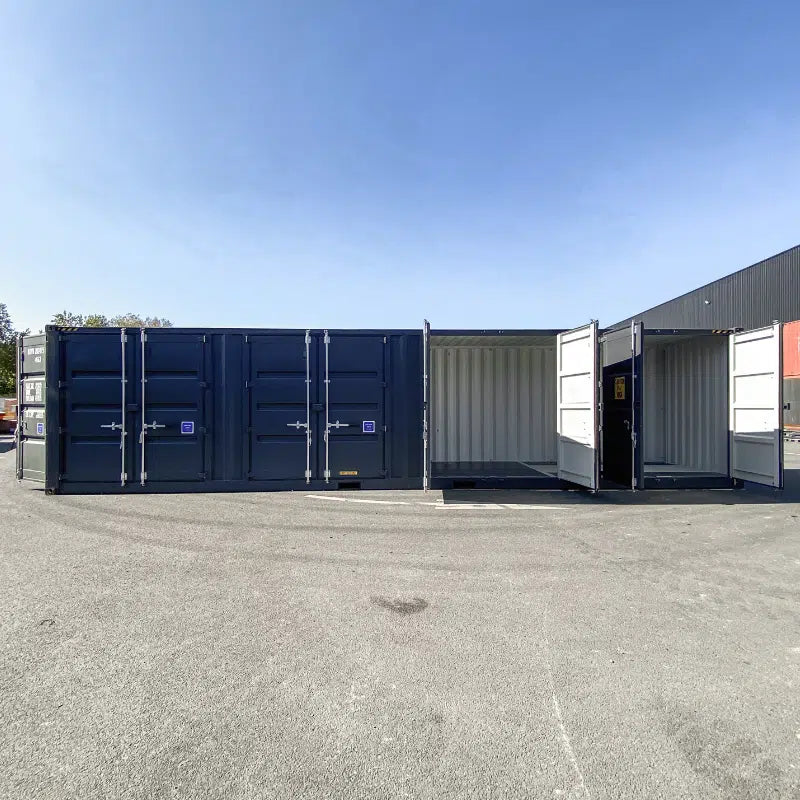 Contentor marítimo novo de 40 pés High Cube (HC) com 4 portas laterais